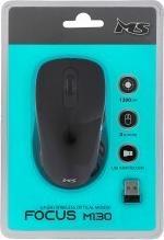 Produktbild M & M's Mouse Focus M130 kabellose Maus Schwarz (Kabellos)