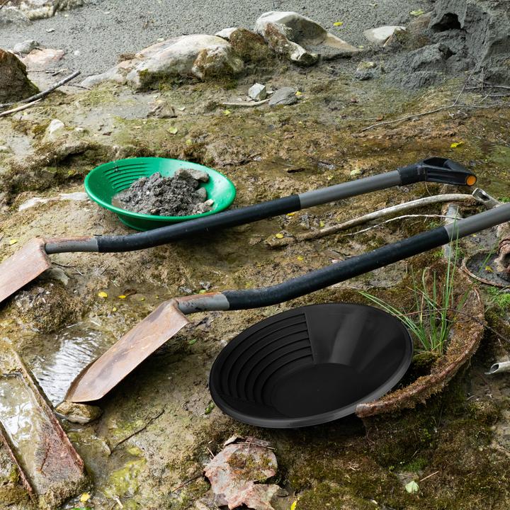 Actual product image Relaxdays 2x gold panning pan