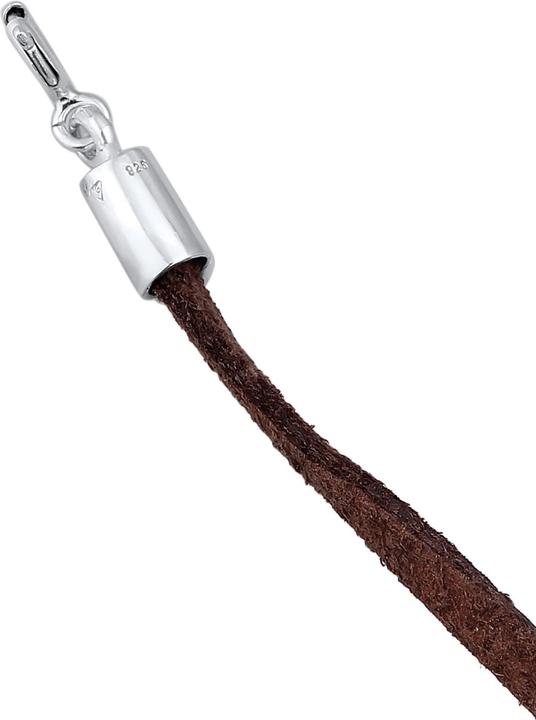 Immagine prodotto Elli Girocollo, catena in tessuto (Ecopelle, Argento 925, Nessuna pietra, 36 cm)