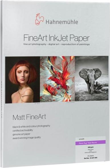 Actual product image Hahnemühle Photo Rag Matt Baryta A4 25 sheets (308 g/m², 210 x 297 mm, 25 x)