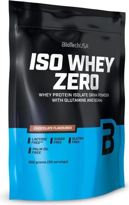 Actual product image Biotech USA Iso Whey Zero (Strawberry, 1 pcs., 500 g)