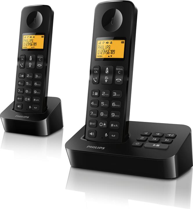 Actual product image Philips D2652B/01 Cordless telephone with answering machine