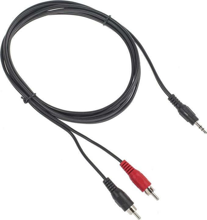 Produktbild Link2Go 3.5 Klinke auf Cinch (2 m, Cinch, 3.5mm Klinke (AUX))