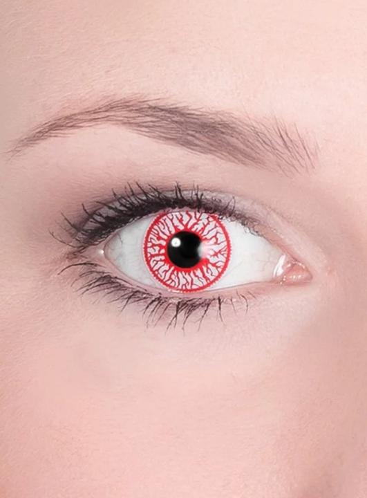 Actual product image Maskworld Bloodshot Kontaktlinsen (Red)