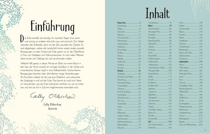 Nährwerte und Zutaten Wundervolle Welt. Erde (Deutsch, Cally Oldershaw, 2024)