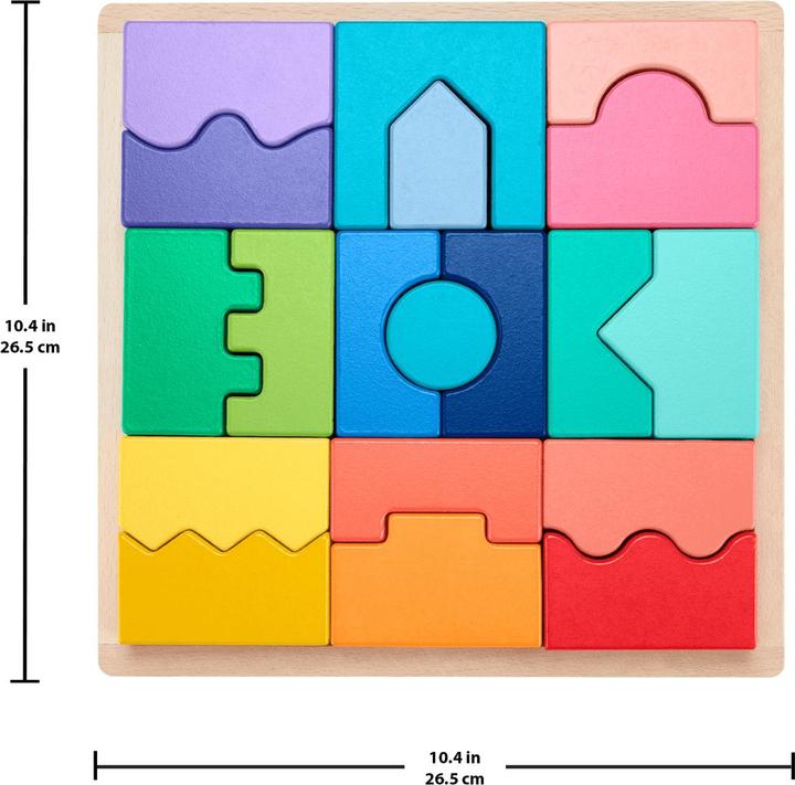 Image du produit Fisher-Price Bunte Steckbausteine aus Holz