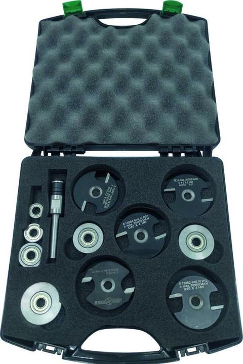 Hws Disc groove cutter set, flush - 5 pieces