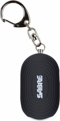Sabre Schrillalarm 2-in-1 Personal Alarm mit LED Licht & Karabinerhaken, black