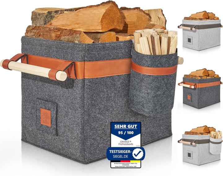 Produktbild Oakage Holzkorb