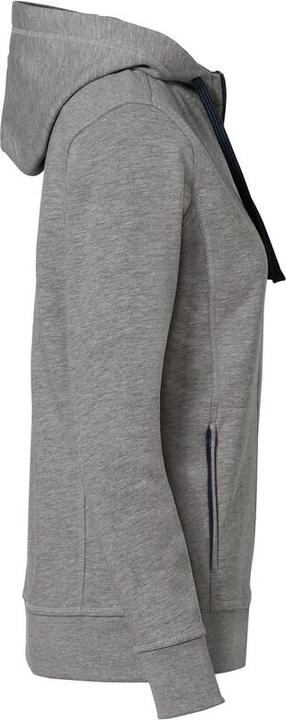 Immagine prodotto Hakro Giacca con cappuccio da donna Bonded grigio screziato/rosa, M (M)