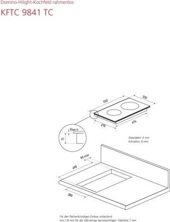 Actual product image Oranier EB autarkic hob