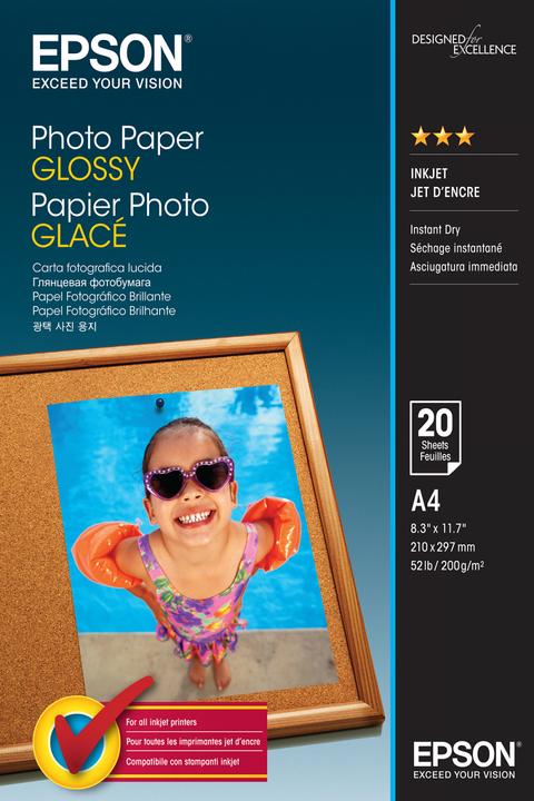 Produktbild Epson Photo Paper Glossy - A4 - 20 Blätter (200 g/m², A4, 1 x)