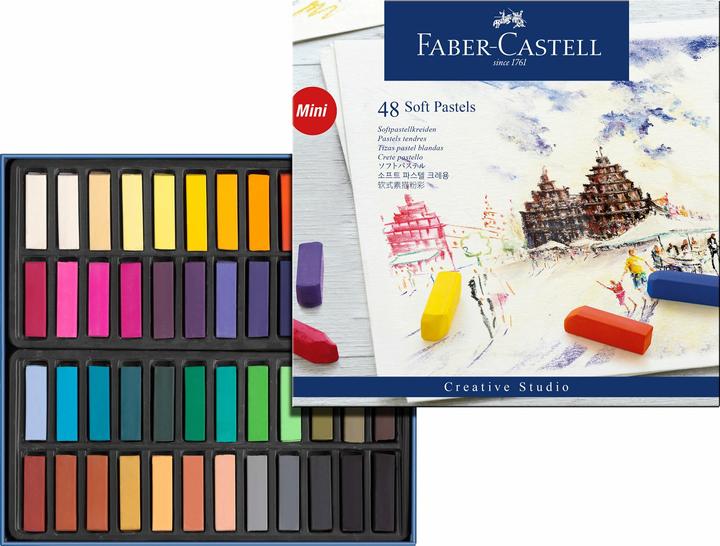Produktbild Faber-Castell Softpastellkreiden Mini (Mehrfarbig, 48 x)