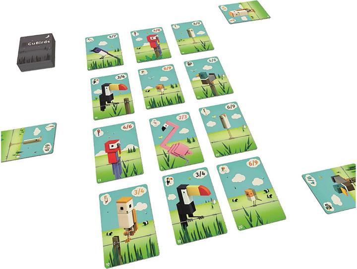 Actual product image Board Game Circus CuBirds (German)