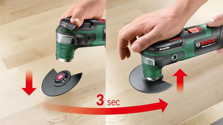 Actual product image Bosch Home & Garden AdvancedMulti 18 without battery and charger