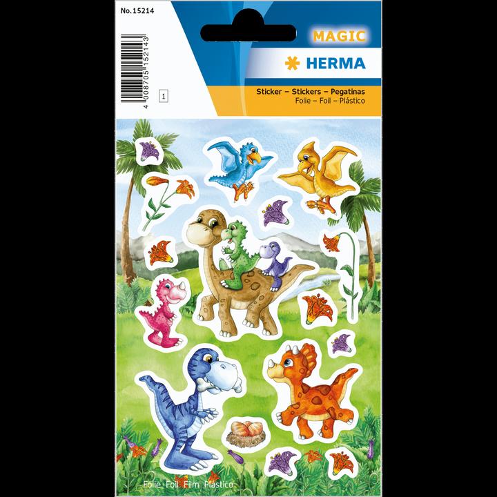 Image du produit Magni Stickers MAGIC Enfants dinosaures