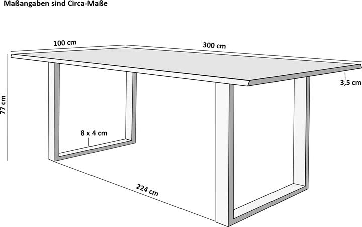 Actual product image SAM Liam (300 x 100 x 74 cm)