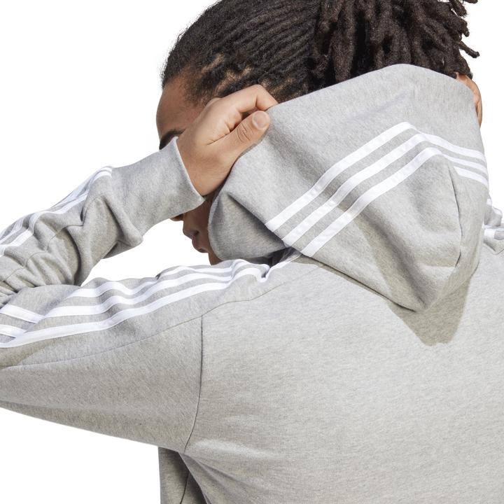 Actual product image adidas M 3s Ft Fz Hd,Mgreyh/White Mgreyh/White XL (XL)