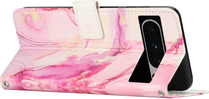 Actual product image Cover-Discount Google Pixel 8 Pro - Case cover with shoulder strap Marble pink (Google Pixel 8 Pro)