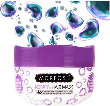 Actual product image Morfose Professional Reach Keratin Hair Mask maska keratynowa dla bardzo zniszczonych słabych (500 ml)