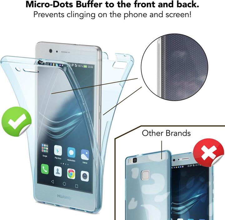 Image du produit Nalia Étui pour téléphone portable à 360 degrés (Huawei P9 Lite)
