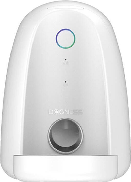Dogness Alimentatore automatico per animali domestici con ciotola in metallo WIFI mini (bianco) (2 l)