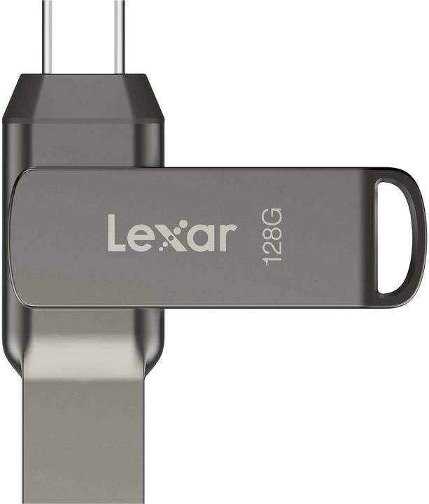 Image du produit Lexar JumpDrive Dual Drive D400 (128 Go, USB-A, USB-C)