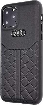 Immagine prodotto Audi Custodia rigida in vera pelle per iPhone 11 / Xr da 6,1" AU-TPUPCIP11R-Q8/D1-BK (Apple iPhone 11, Apple iPhone XR)