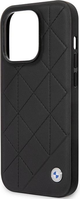 Produktbild BMW Etui BMHCP14L22RQDK iPhone 14 Pro 6,1" czarny/black Leather Quilted (Apple iPhone 14 Pro)