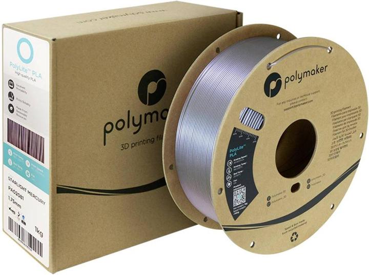 Produktbild Polymaker PolyLite PLA Starlight (PLA, 1.75 mm, 1000 g, Mehrfarbig)