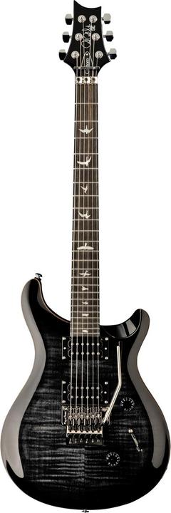 PRS SE Custom 24 "Floyd" - Charcoal Burst (Set de guitare électrique, Ebony, érable, acajou)