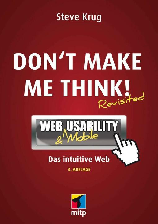 Produktbild Don't make me think! (Deutsch, Steve Krug, 2014)