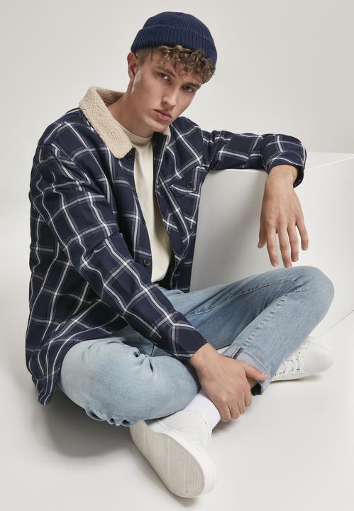 Actual product image Urban Classics Sherpa Lined Shirt Jacket (XXL)