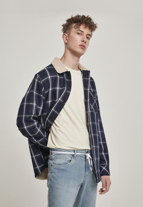 Actual product image Urban Classics Sherpa Lined Shirt Jacket (XXL)
