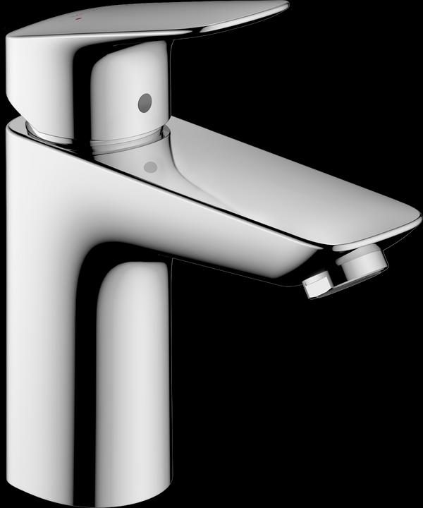 hansgrohe Logis Mitigeur monocommandé pour lavabo 100 avec vidage à tirette métallique