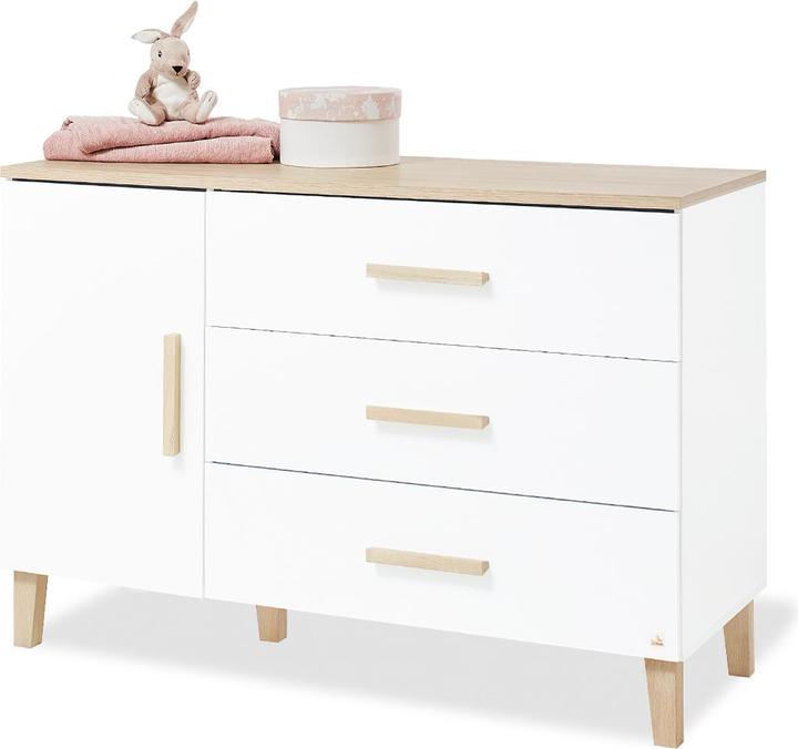 Produktbild Pinolino Kinderzimmer-Set 'Lumi' extrabreit gross, 3-tlg. (Kinderkleiderschrank)