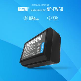 Produktbild Newell charger DL-USB-C + 2x Sony NP-FW50 (Kamera Akku Ladegerät)