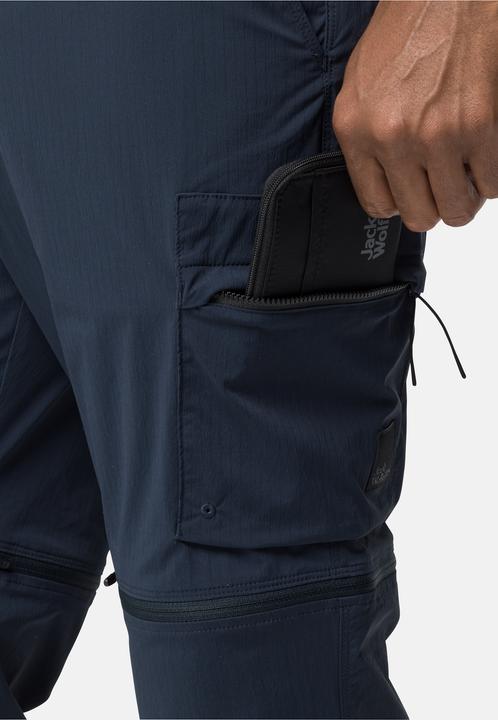 Actual product image Jack Wolfskin Wanderthirst Zip Pants M (58)