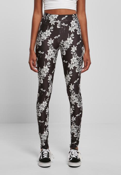 Actual product image Urban Classics Ladies Soft AOP Leggings (L)