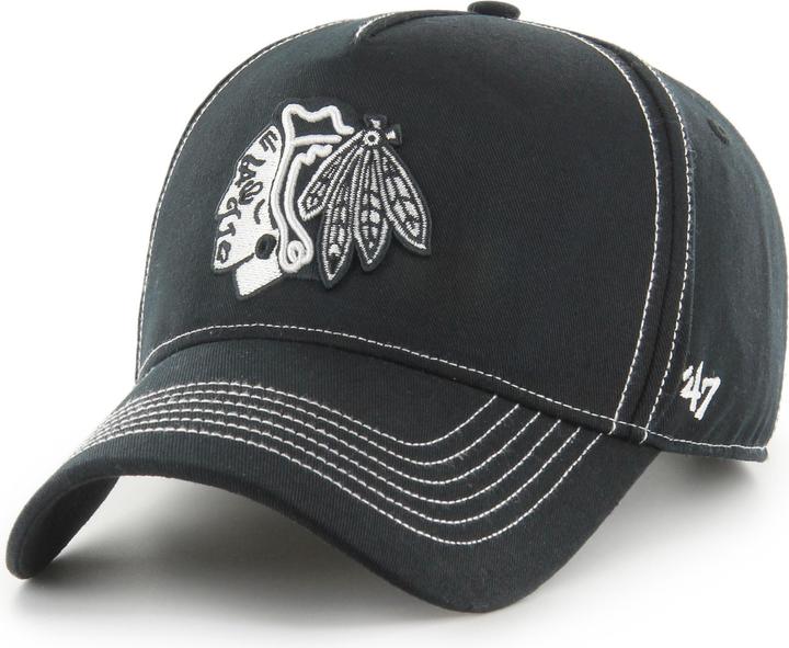 Immagine prodotto 47 Brand Cappellino da baseball Blackhawks con cuciture a contrasto MVP (Taglia unica)