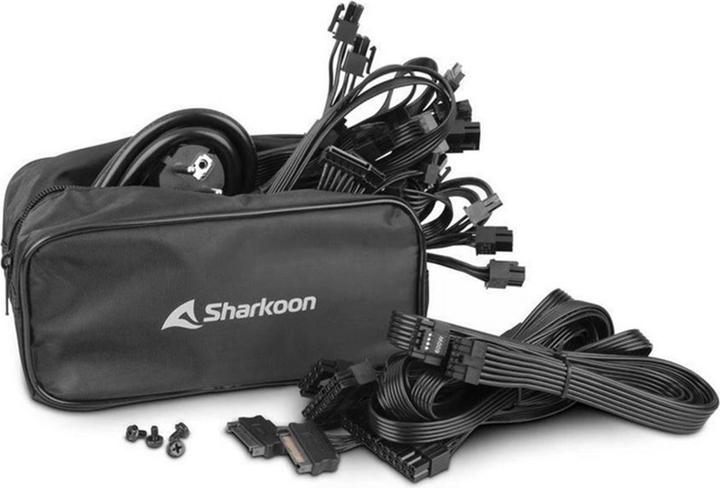 Produktbild Sharkoon REBEL P30 Gold 850W ATX3.0 (schwarz, 1x 12VHPWR, 4x PCIe, Kabel-Management, 850 Watt) (850 W)