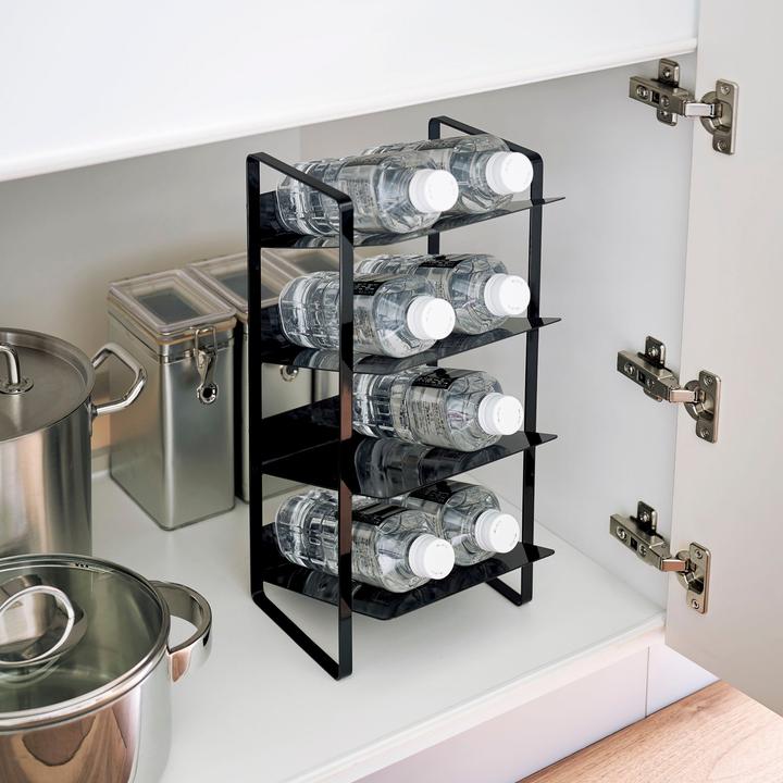 Actual product image Yamazaki TOWER bottle rack