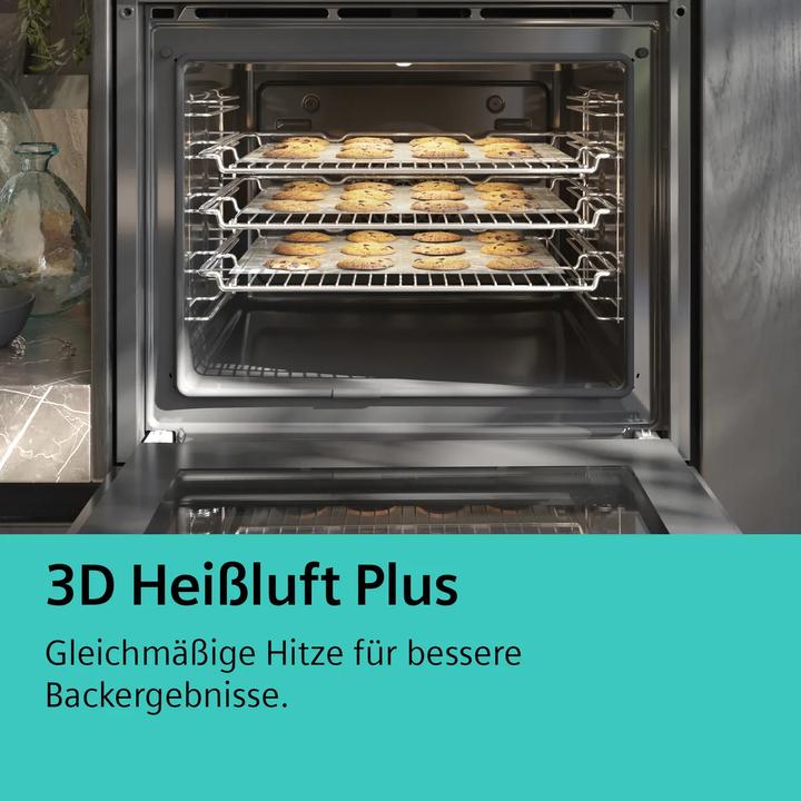 Produktbild Siemens iQ500, Einbau-Herd, 60 x 60 cm, Edelstahl, HE317GAS3, ID HE317GAS3