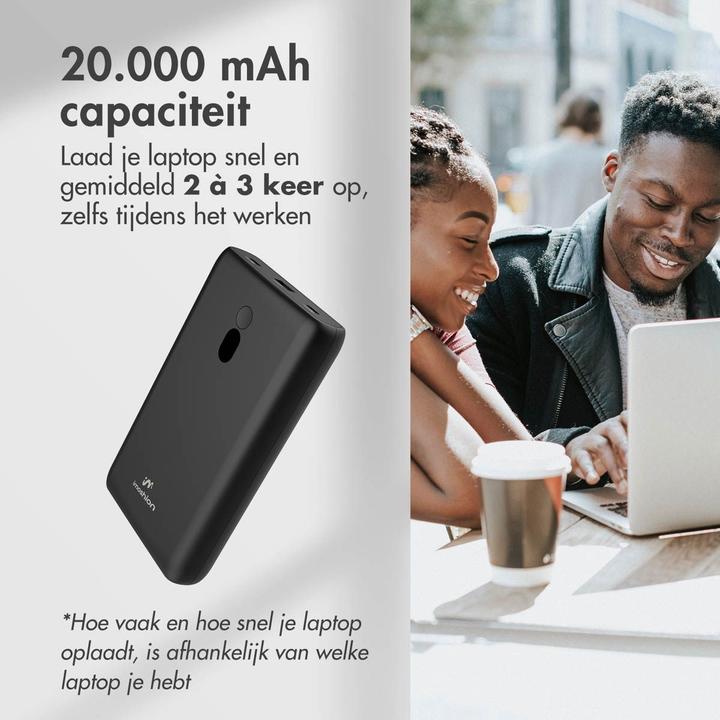Actual product image iMoshion imoshionÂ® Powerbank 20000 mAh - Geschikt voor Laptop - Snellader 100W - Power Delivery (20000 mAh)