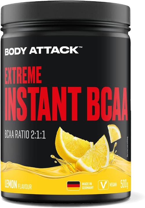 Body Attack Extreme Instant BCAA (500g Dose) (Lemon, 1 x)