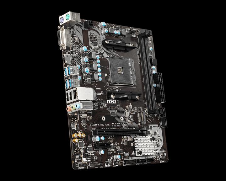 Actual product image MSI B450M-A Pro Max (AM4, AMD B450, mATX)