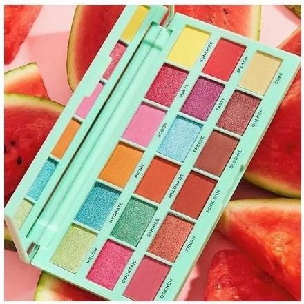 Actual product image Makeup Revolution I Heart Revolution Tasty Eyeshadow Palette Watermelon Eye Shadow Palette 22G (22g)