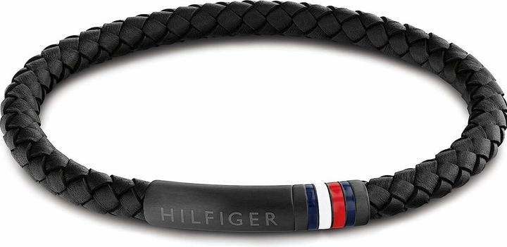 Tommy Hilfiger Interwoven Leather Braid Family Armband (19 cm, Leder)