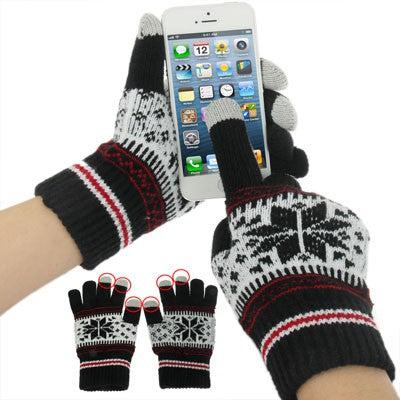 Hermex iGlove Handschuhe für TouchScreen Touch - Schwarz Grösse S (S)