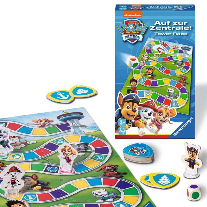 Produktbild Ravensburger Paw Patrol - Race the Tower. (Deutsch, Spanisch, Französisch, Niederländisch, Italienisch, Englisch)